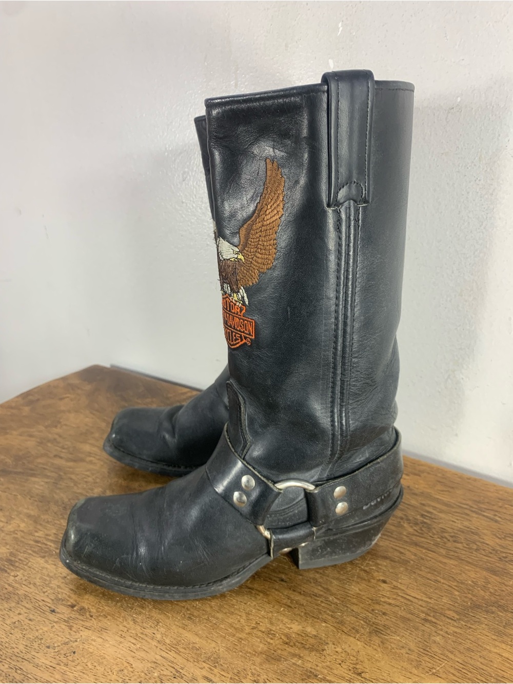 Title

Vintage Harley-Davidson Black distressed Leather Motorcycle Biker Boots